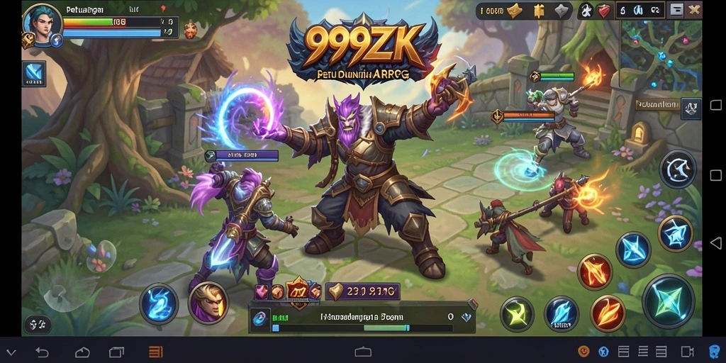 Gameplay seru dari 999ZK yang penuh aksi dan tantangan.