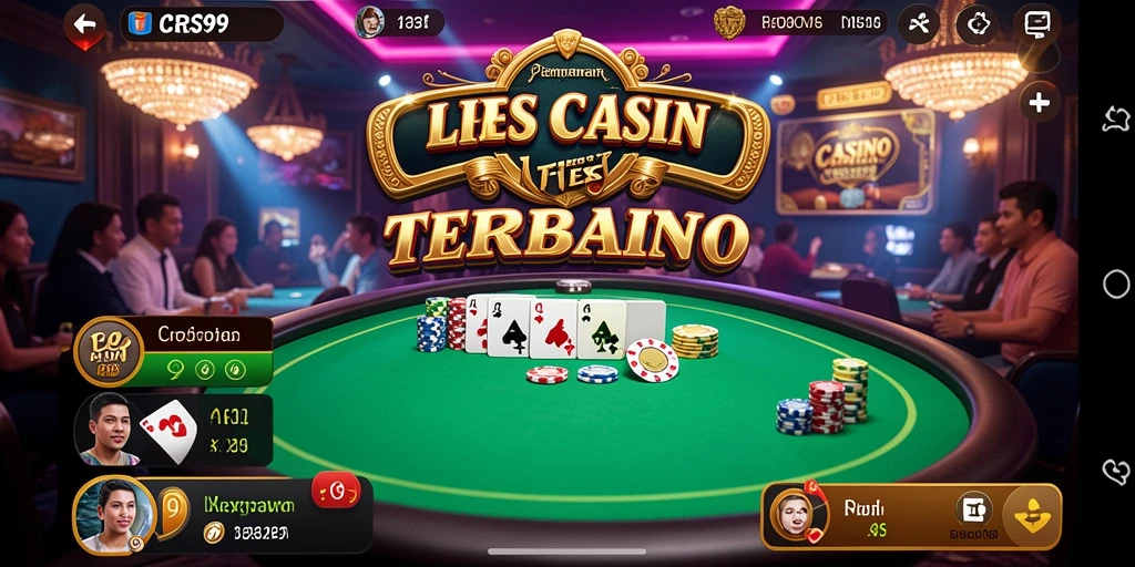 Screenshot menunjukkan dealer berinteraksi dengan pemain di CRS99 Live Casino.