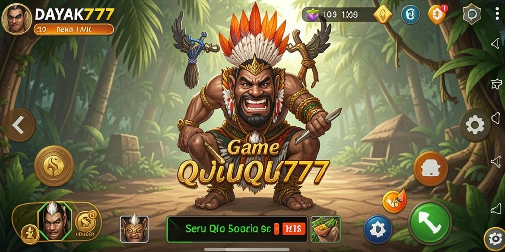 Screenshot DAYAK777 menampilkan gameplay QiuQiu yang seru.