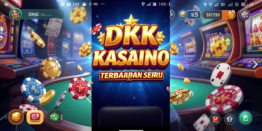 Tampilan gameplay DKK yang menakjubkan dengan desain Kasino.