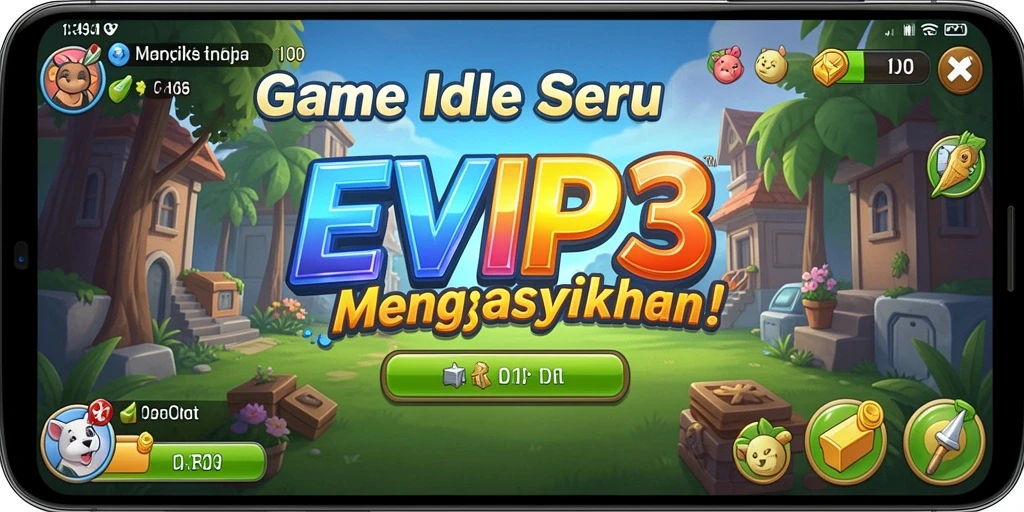 Tampilan gameplay EVIP3 yang mengasyikkan dan menarik.
