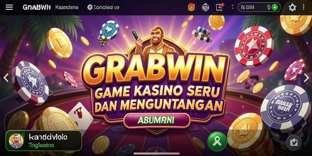 Tampilan gameplay GRABWIN yang seru dan mendebarkan di layar perangkat Anda.