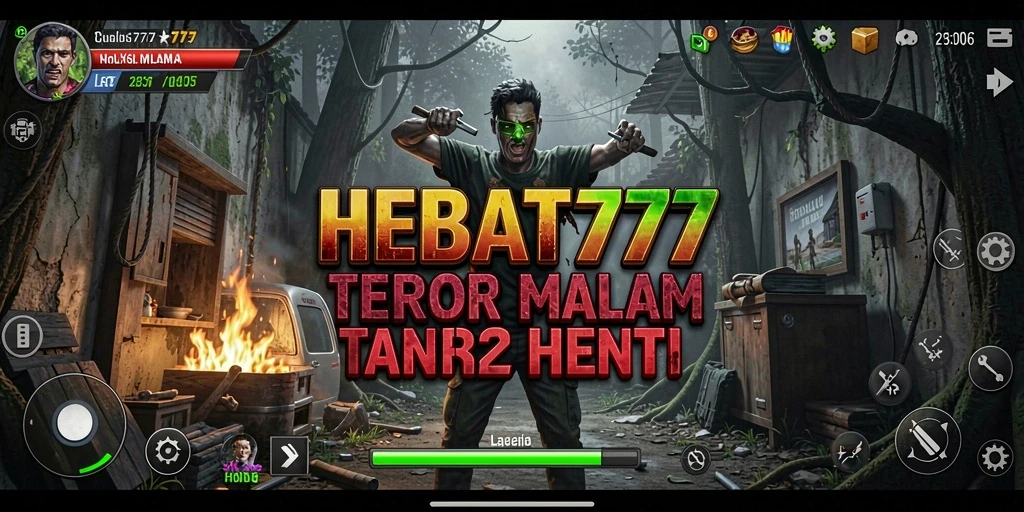 Tampilan gameplay HEBAT777 yang menegangkan dan menyeramkan.