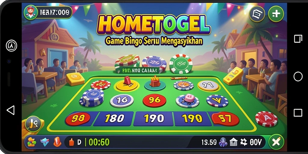 Tampilan menarik dalam gameplay Bingo HOMETOGEL yang penuh keseruan.