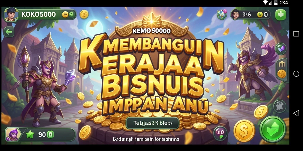 Tampilan gameplay KOKO5000 yang seru dan penuh strategi.