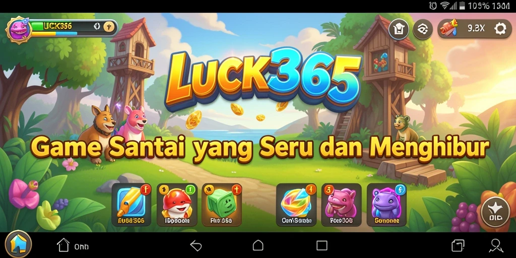 Tampilan gameplay menarik dari LUCK365 yang seru dan menghibur.