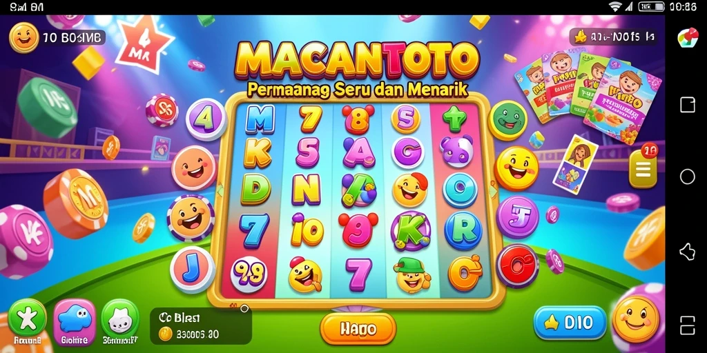 Tampilan gameplay Bingo yang menegangkan dan seru di MACANTOTO.