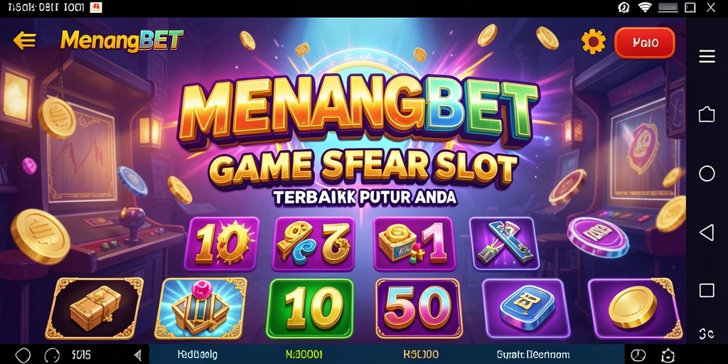 Tampilan gameplay MENANGBET yang menarik dengan berbagai mesin Slot.