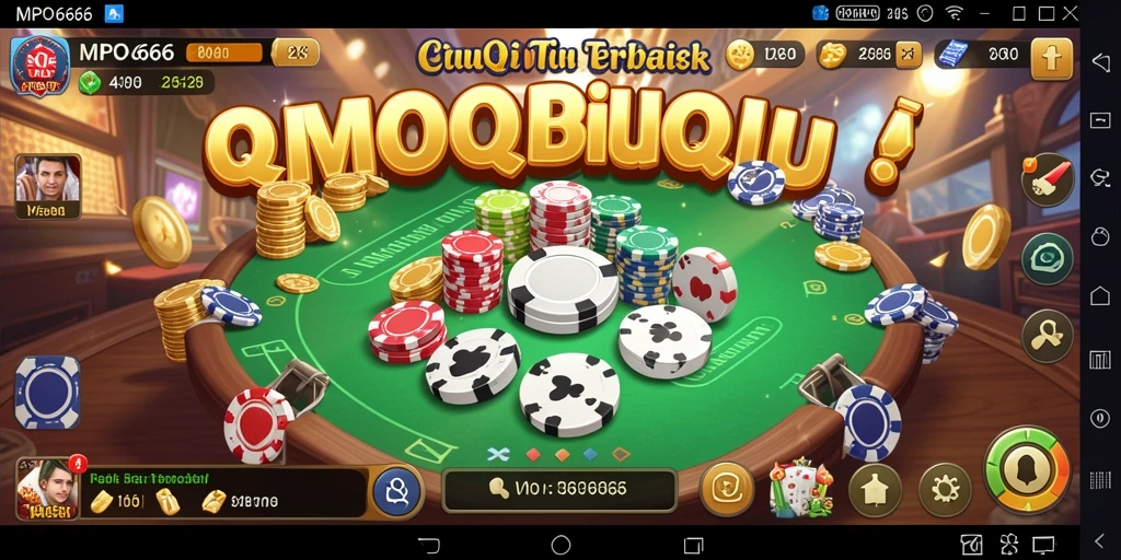 Screenshot gameplay MPO666 menunjukkan keseruan bermain QiuQiu.