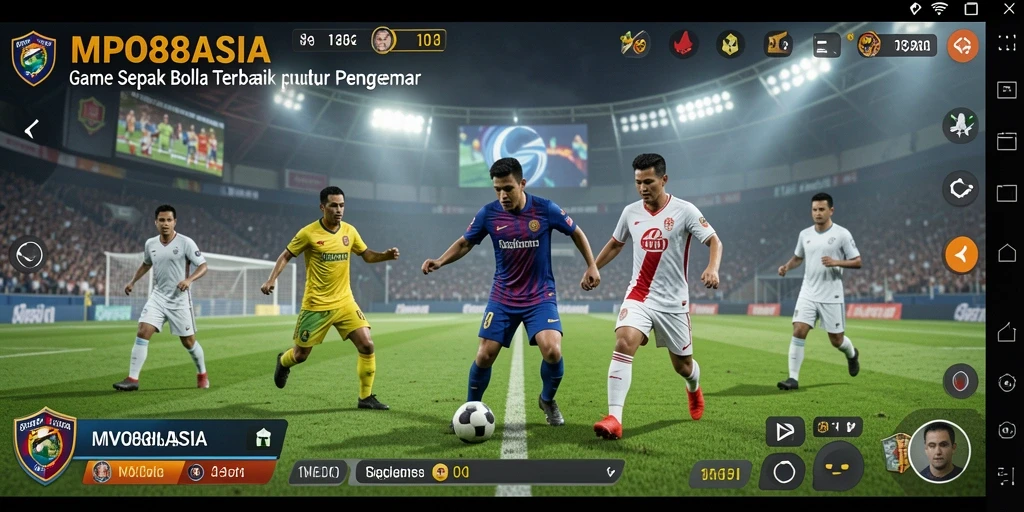 Tampilan gameplay MPO88ASIA yang mendebarkan saat bertanding di lapangan.