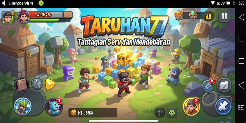 Tangkapan layar TARUHAN77 menunjukkan gameplay Puzzle yang menarik.