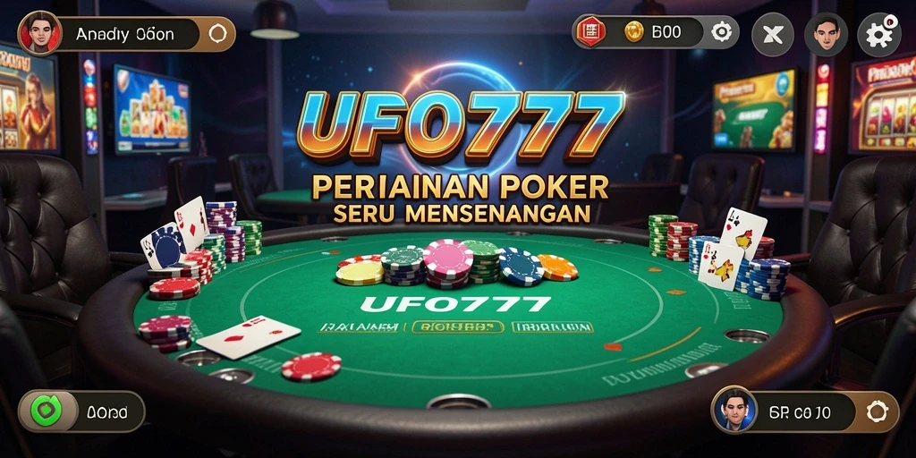 Screenshot gameplay Poker yang mendebarkan dan interaktif.