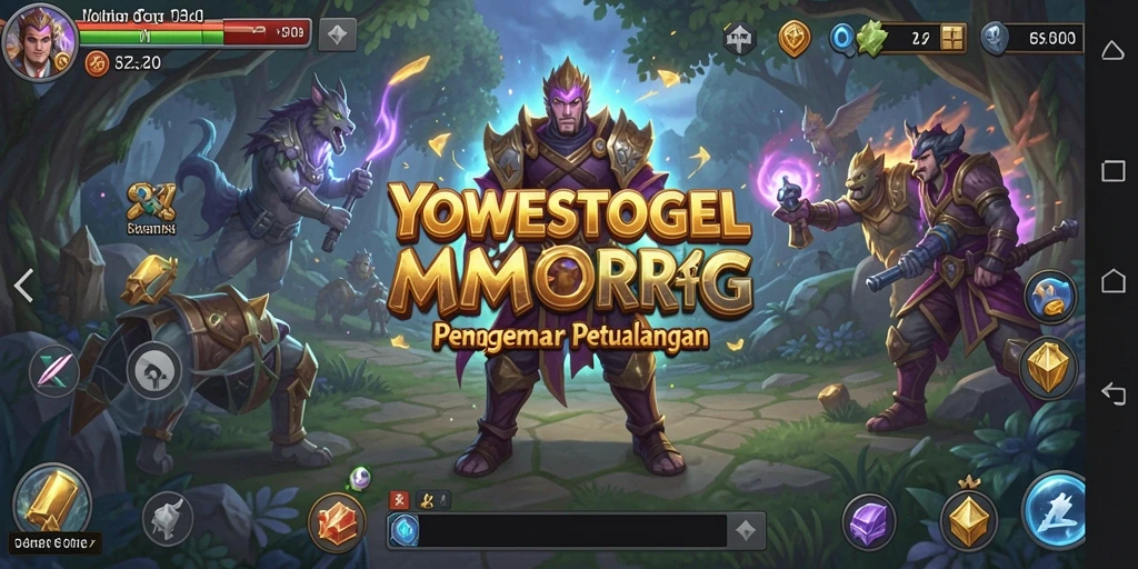 Tampilan gameplay MMORPG YOWESTOGEL yang memukau dan penuh aksi.