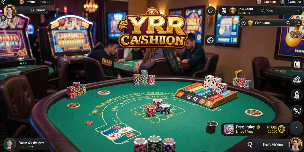 Gameplay Live Casino YYRR yang mendebarkan dengan dealer profesional.