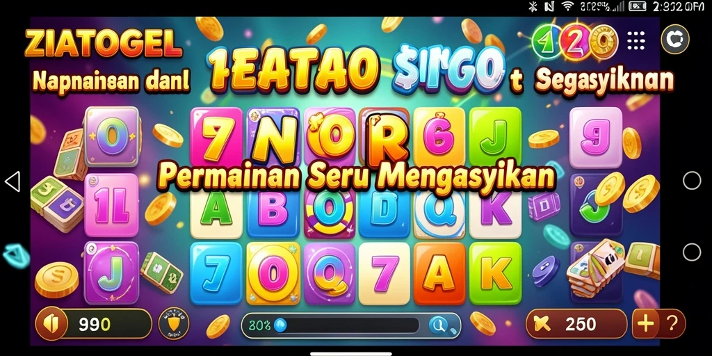 Tampilan gameplay menarik dari ZIATOGEL dengan berbagai variasi Bingo.