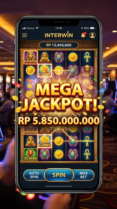 Tampilan antarmuka pengguna aplikasi interwin yang intuitif.